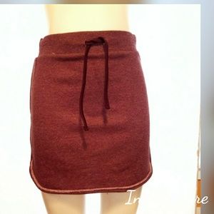 Curfew Raw Edge Athleisure Mini Skirt